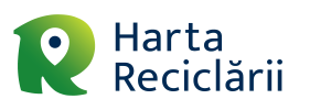 Logo al Hărții Reciclării, simbolizând reciclarea și sustenabilitatea.