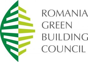 Logo-ul Consiliului Verde al Clădirilor din România, simbolizând sustenabilitatea în construcții.