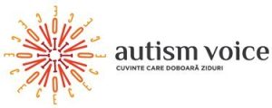Logo pentru Autism Voice, simbolizând comunicarea și incluziunea.