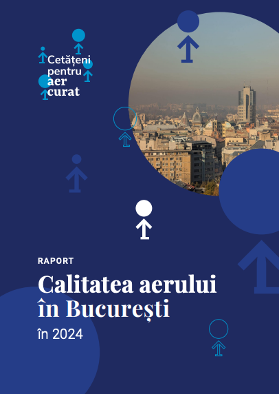 Report on air quality in Bucharest, featuring relevant graphs and images for 2024.