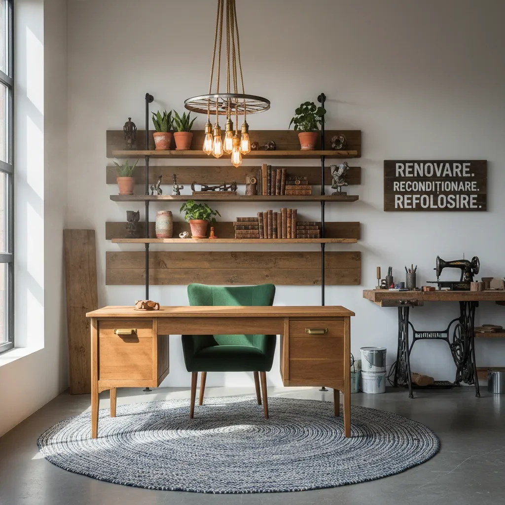 Furniture and decorations. Renovation, Restoration, Reuse.