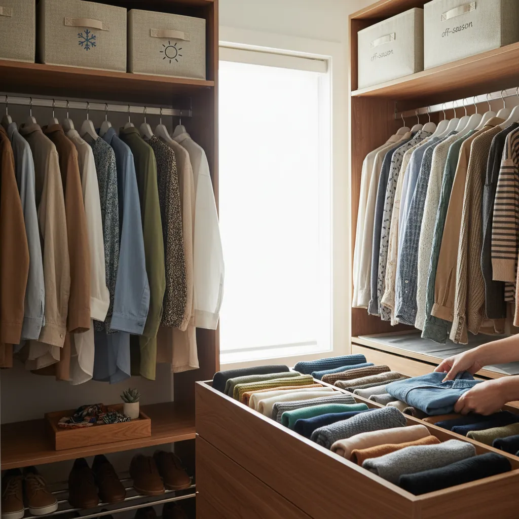 Mai multă ordine, mai puțină risipă: organizarea dulapului ca obicei sustenabil