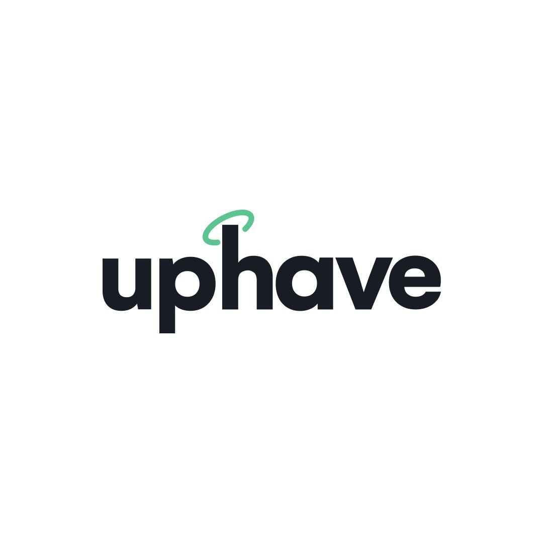 Logo-ul Uphave, un design modern cu text simplu.