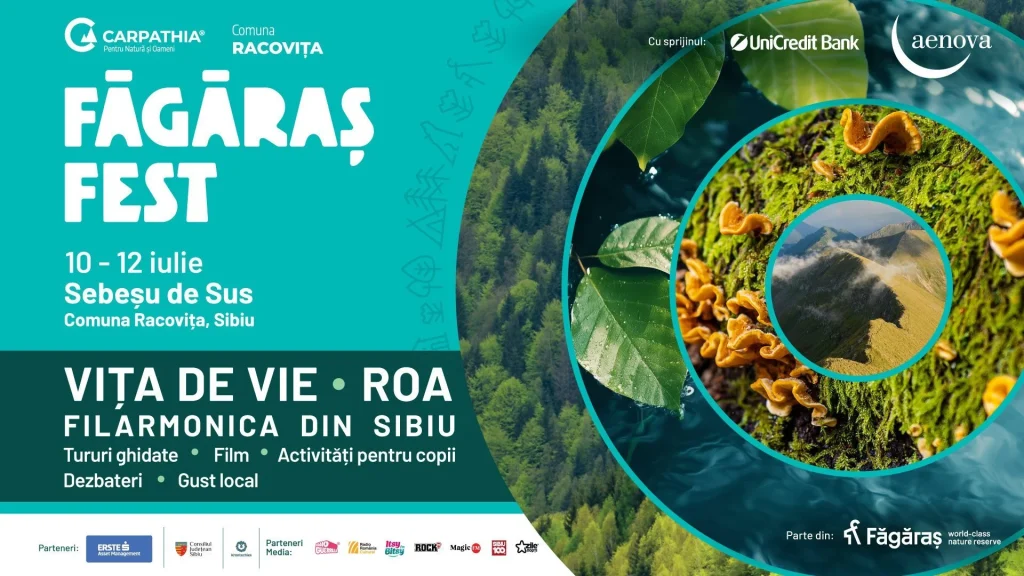 Festivalul Făgăraș 2026: Vița de Vie, ROA și activități diverse în natură.